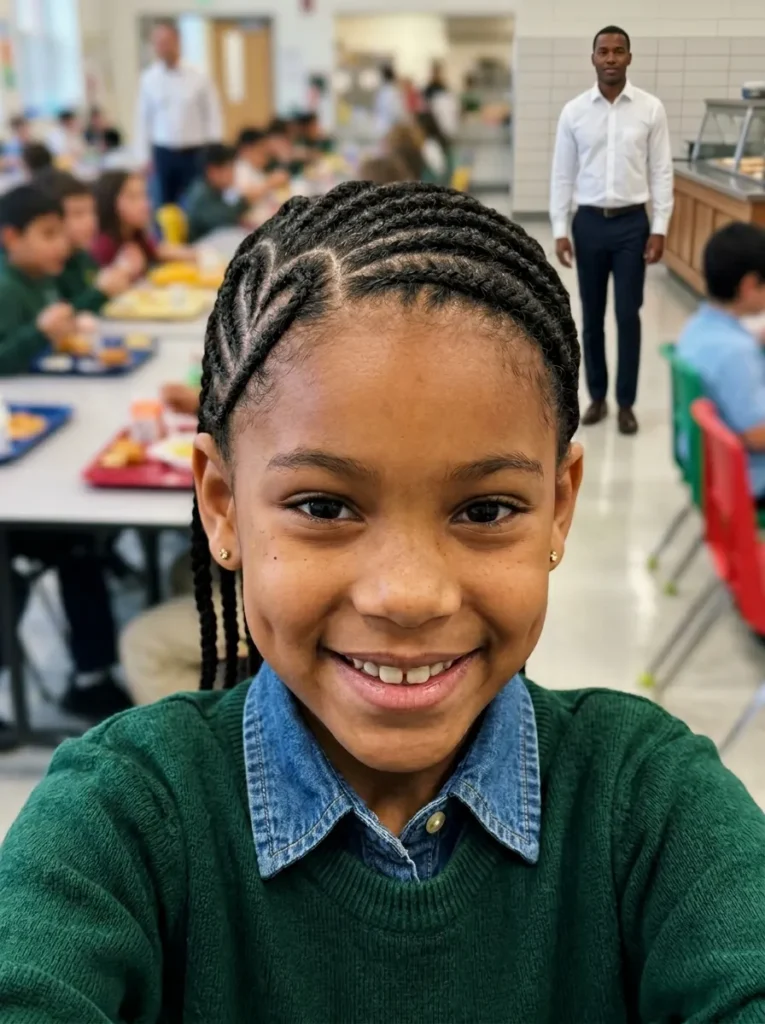 Heart Shaped Cornrows