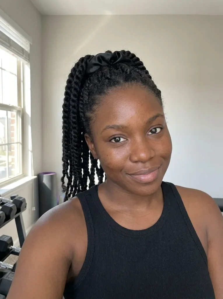 High Ponytail Twists