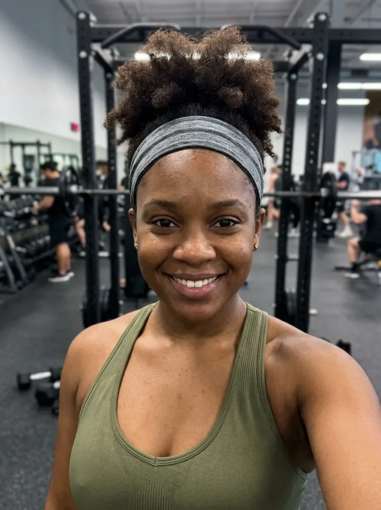 High Puff with Wide Headband