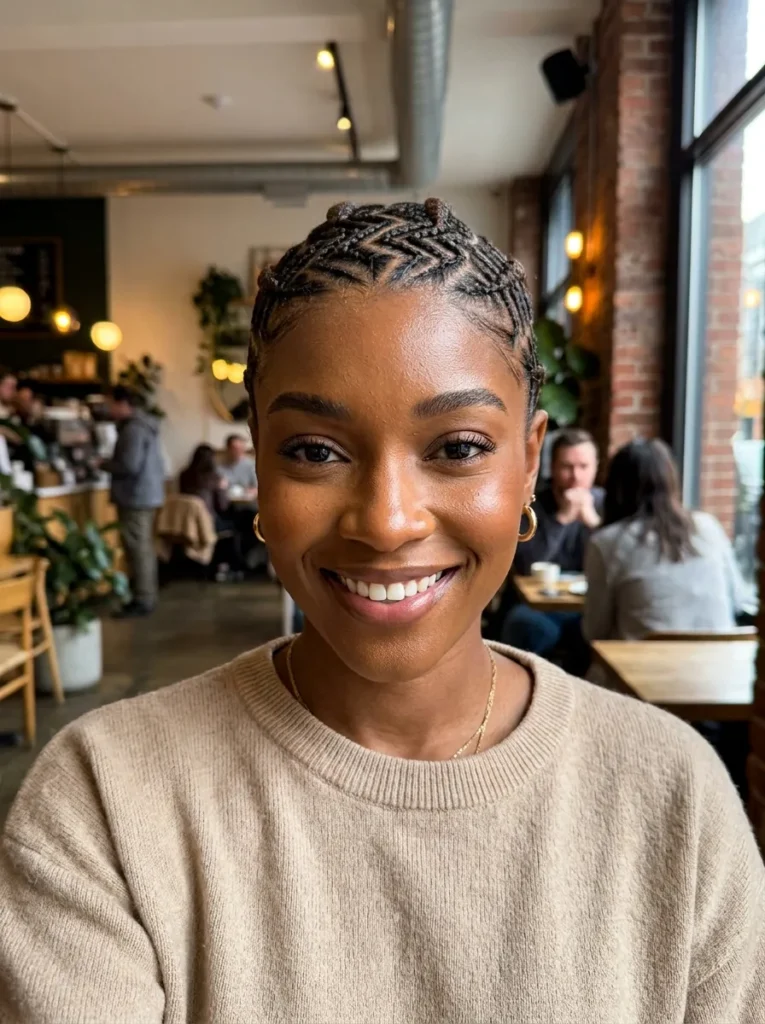 Intricate Zig Zag Cornrows