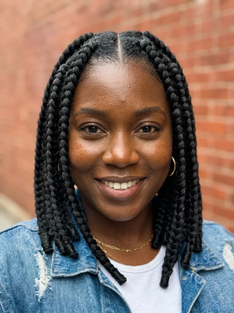Jumbo Box Braids for Black Women