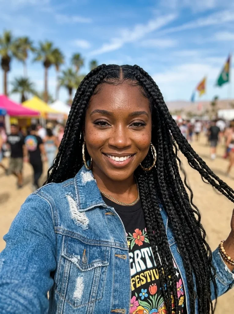 Jumbo Knotless Box Braids