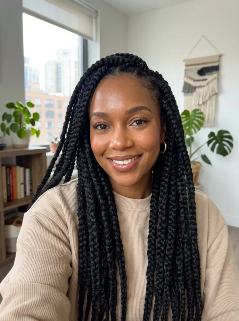 Jumbo Knotless Box Braids