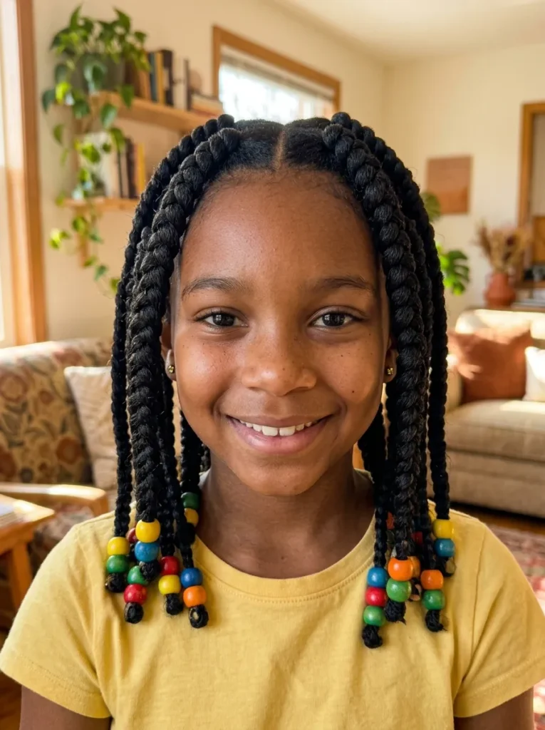 Jumbo Triangle Box Braids