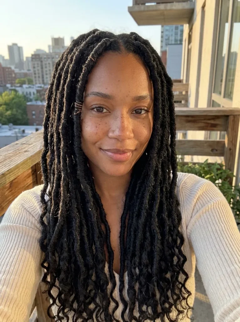 Long Bohemian Faux Locs