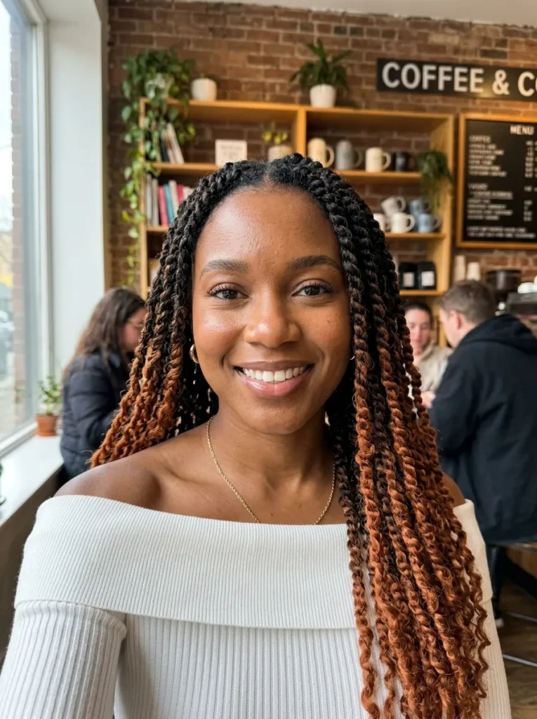 Long Ombre Two-Tone Twists
