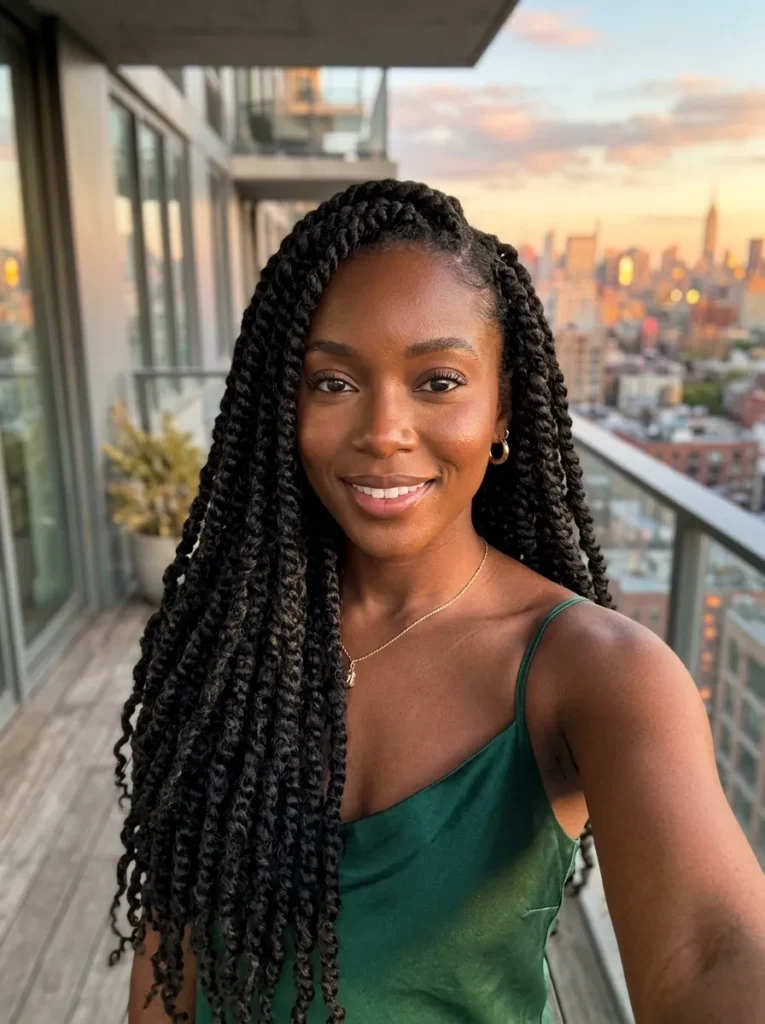 Long Waist-Length Twists
