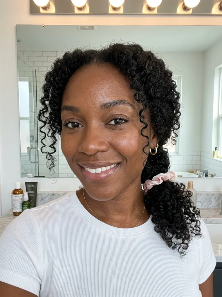 Loose Low Ponytail