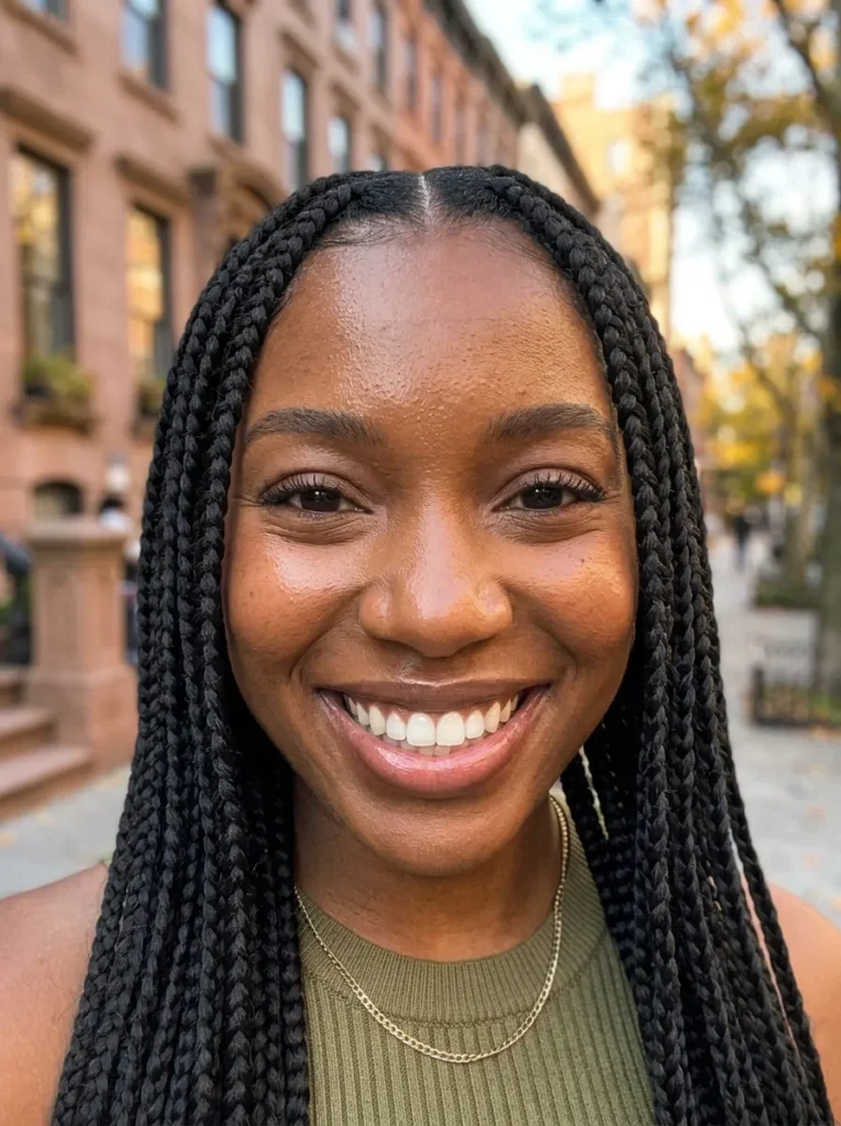 Medium Knotless Box Braids