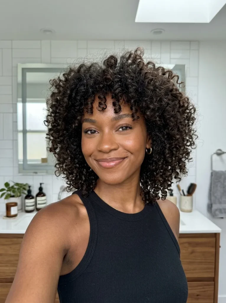 Messy Curly Shag