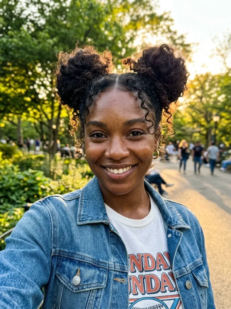 Messy Space Buns