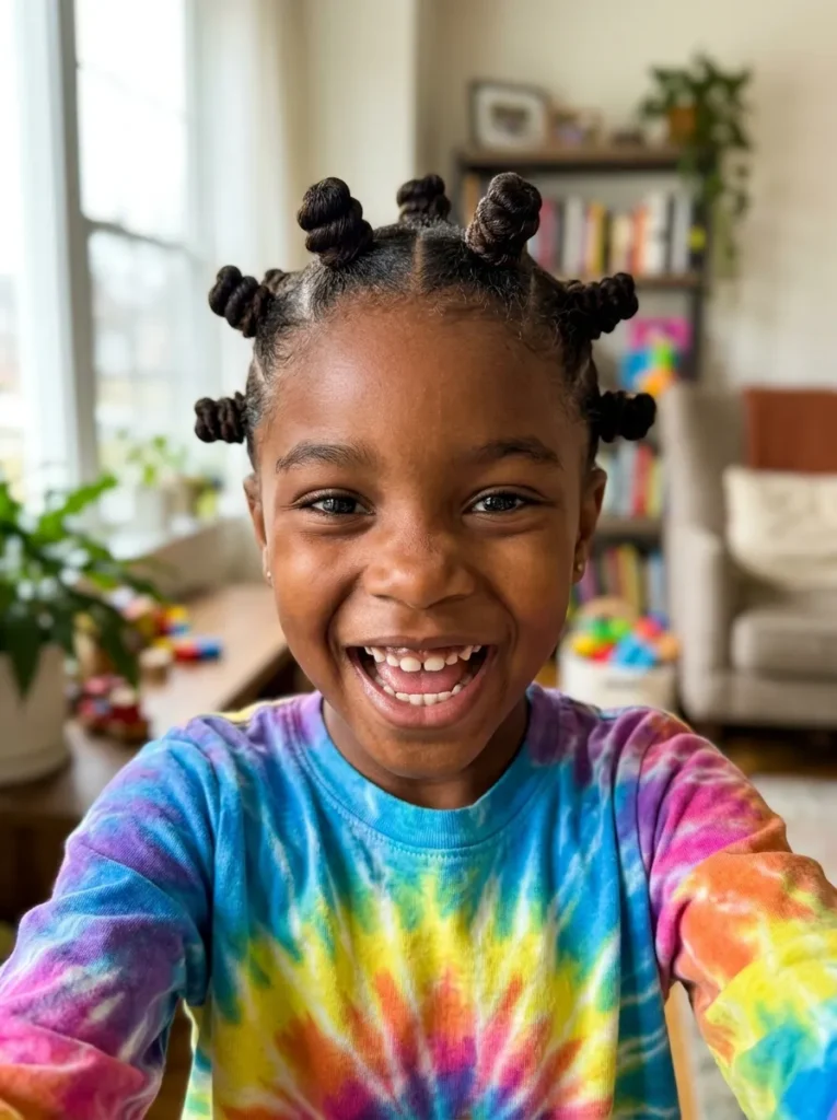 Mini Bantu Knots