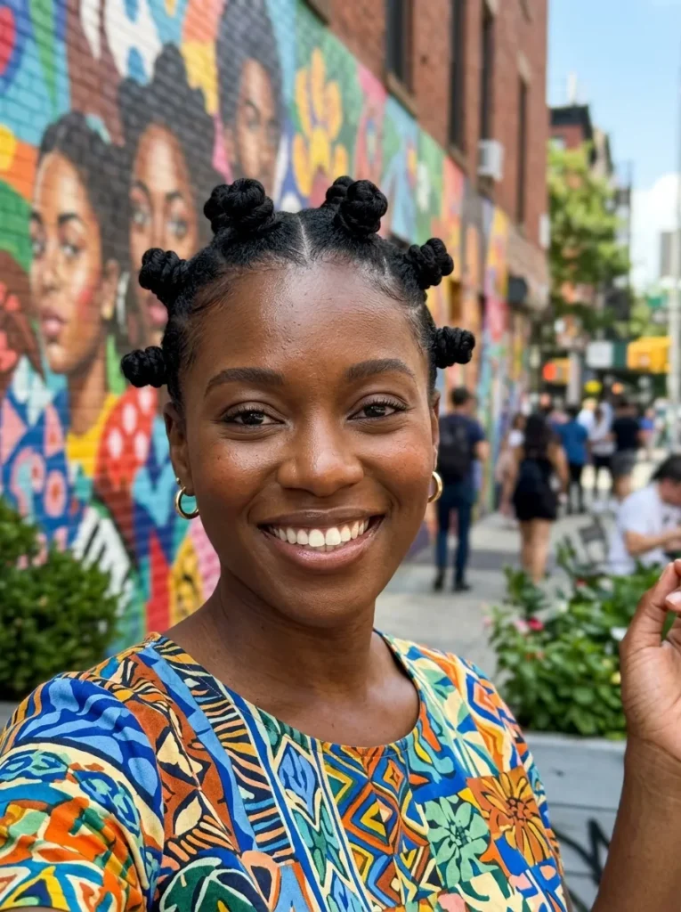 Mini Bantu Knots