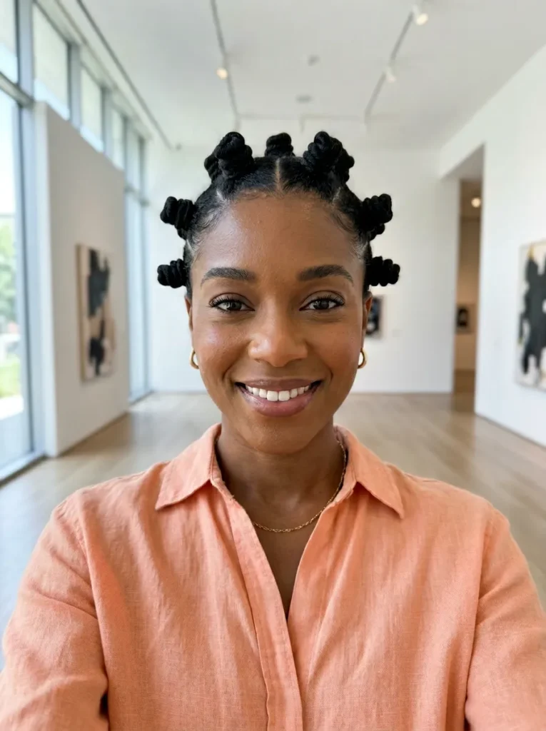 Mini Bantu Knots