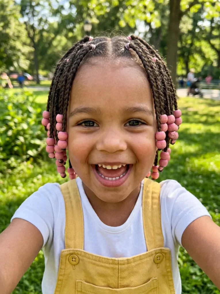 Mini Braids With Beads