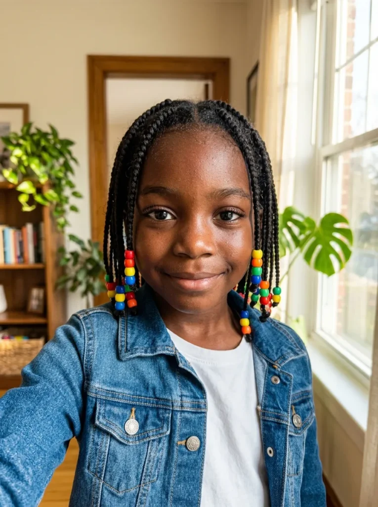 Mini Braids With Beads