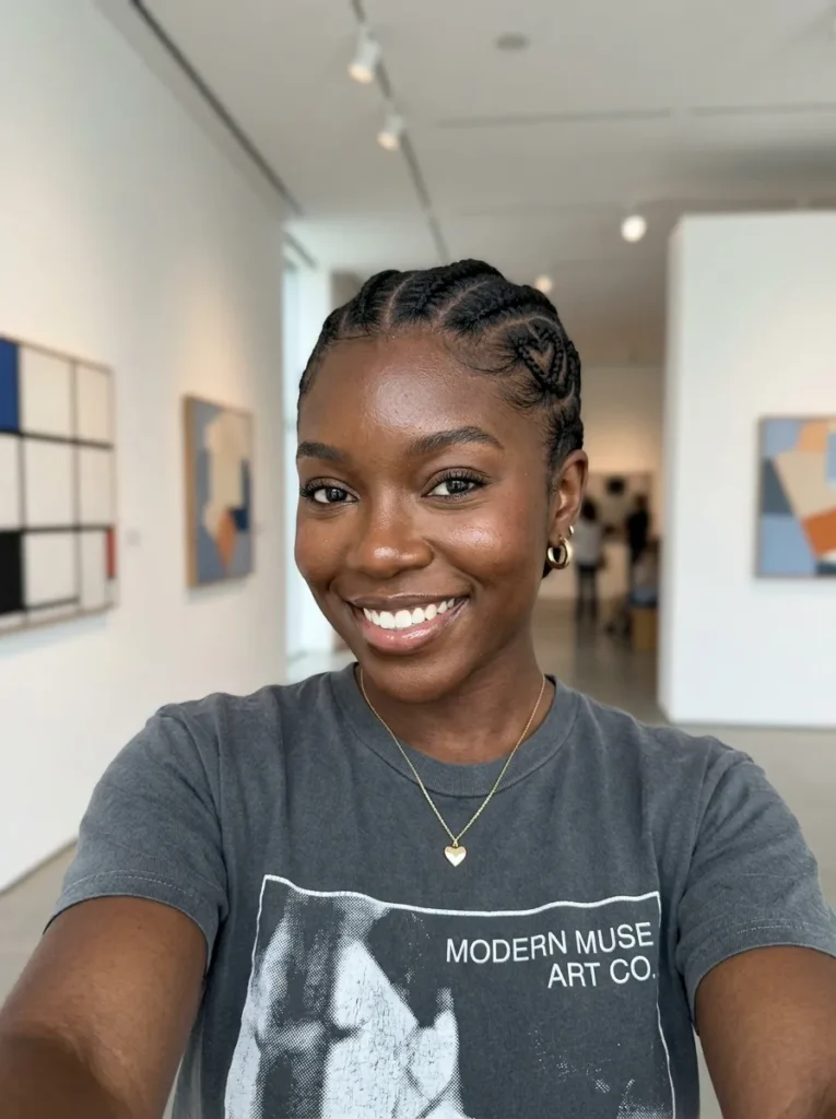 Mini Heart Accent Braids