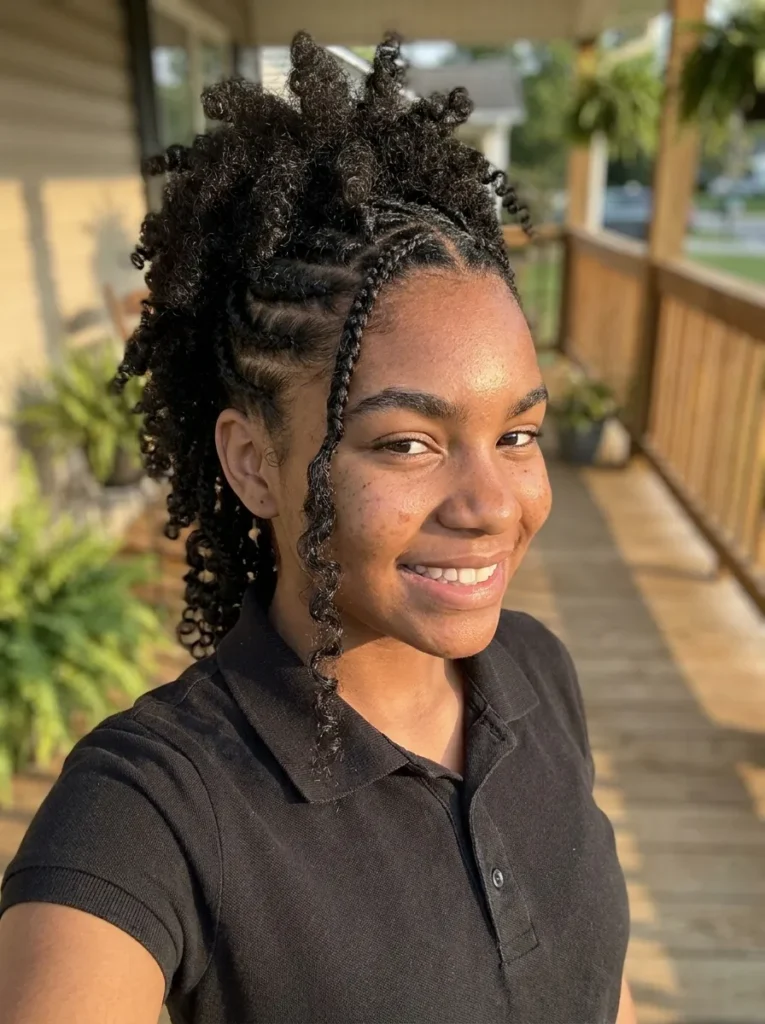 Mohawk Cornrow Style