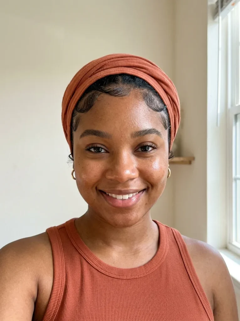 Natural Hairstyles for Black People: Styled Edges