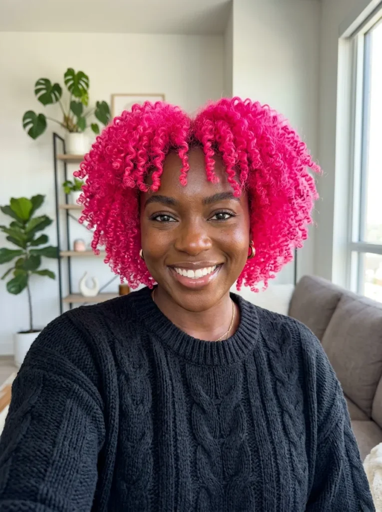 Neon Pink Wash and Go