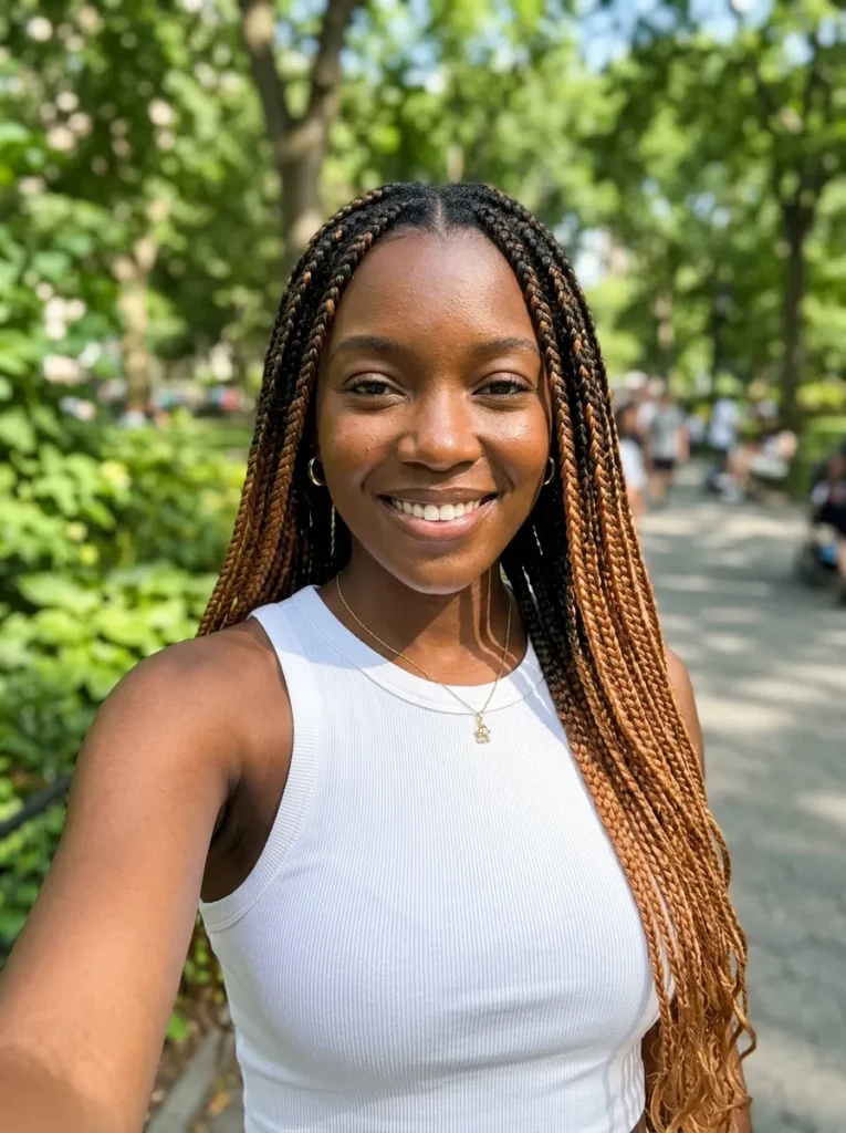 Ombre Box Braids