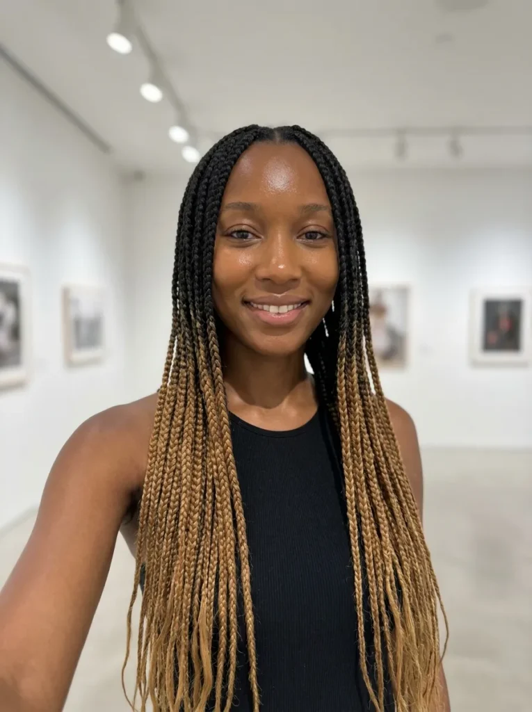 Ombre Box Braids