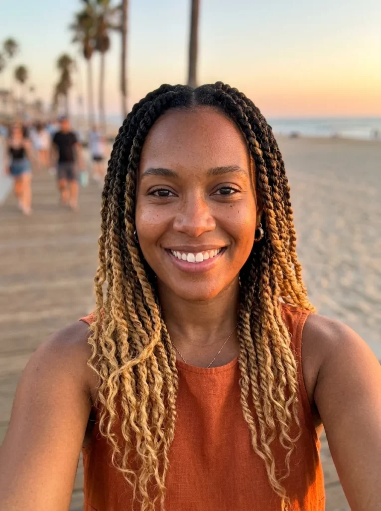 Ombre Honey Blonde Twists
