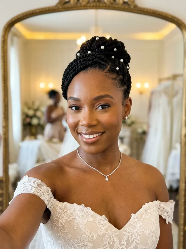 Pearl Twist Updo