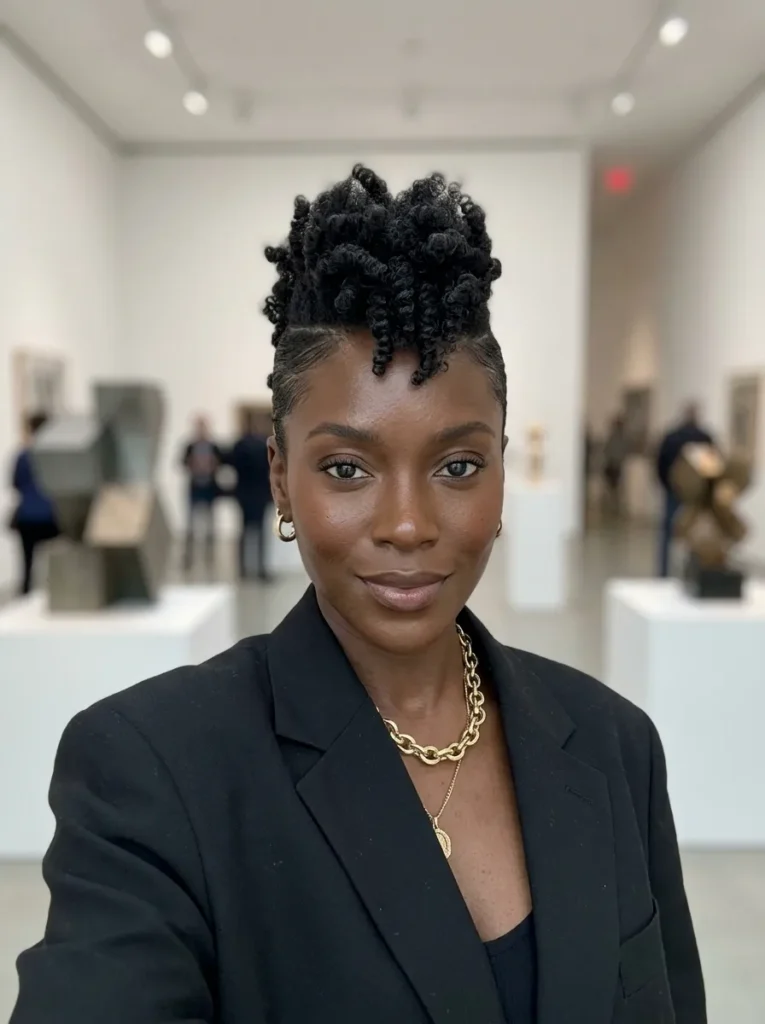 Pinned Up Faux Hawk