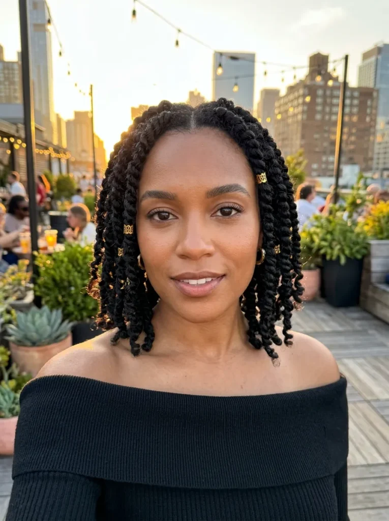 Shoulder Length Bob Twists