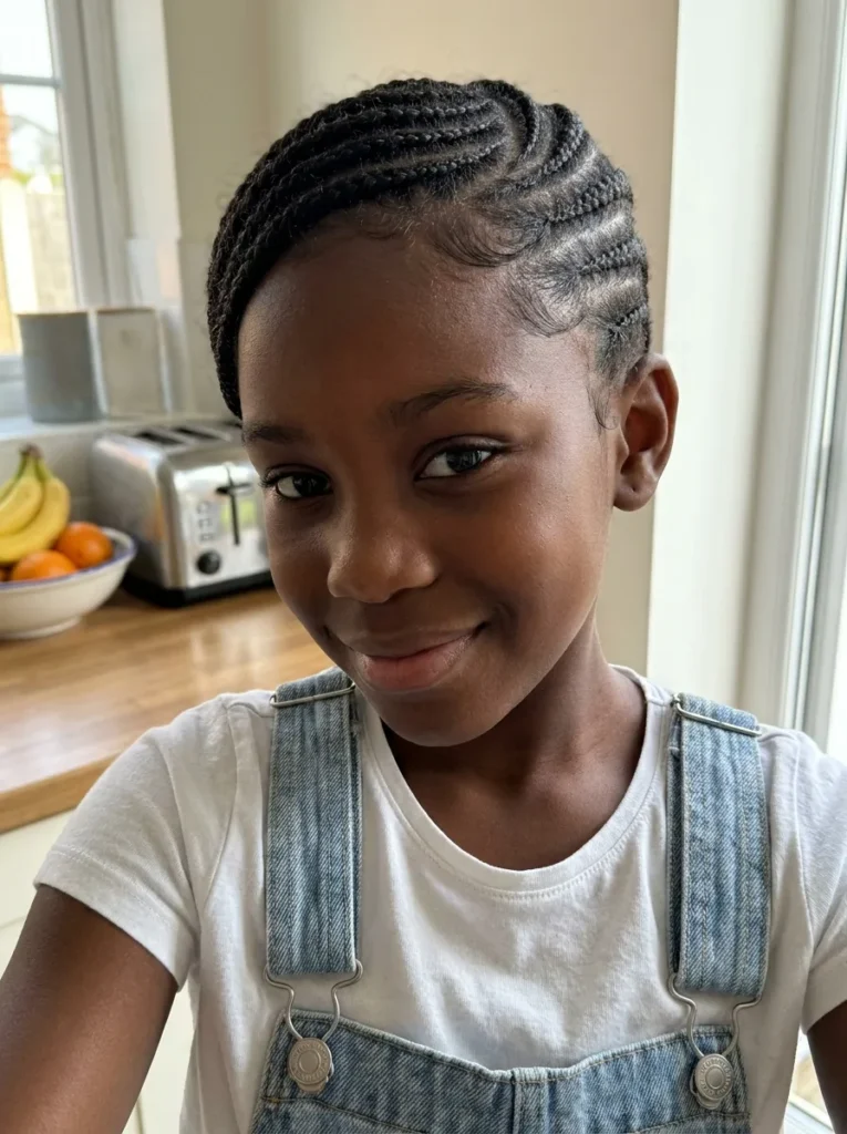 Side Swept Cornrows