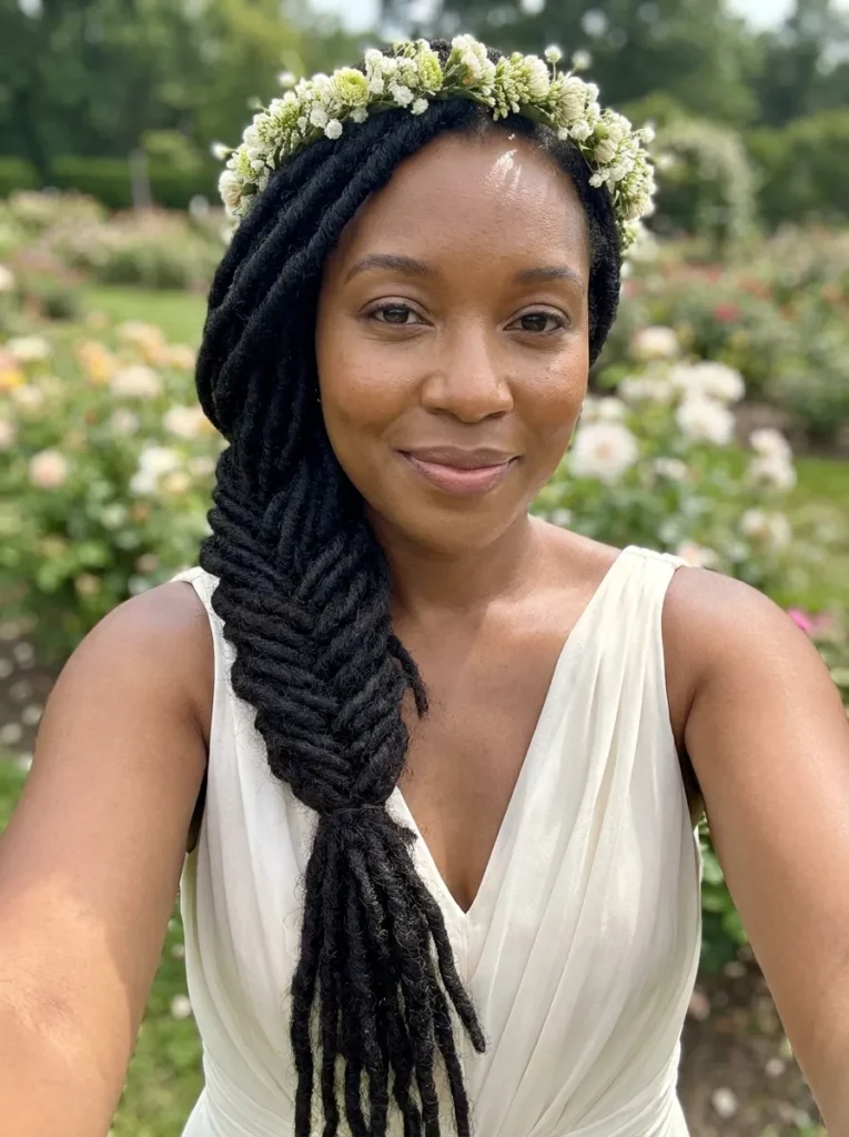 Side Swept Loc Braid