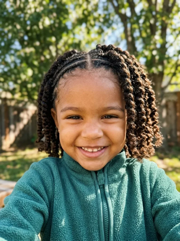 Simple Twist Out Braids