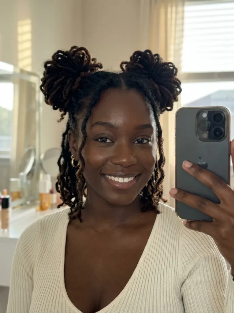 Sisterlocs Space Buns