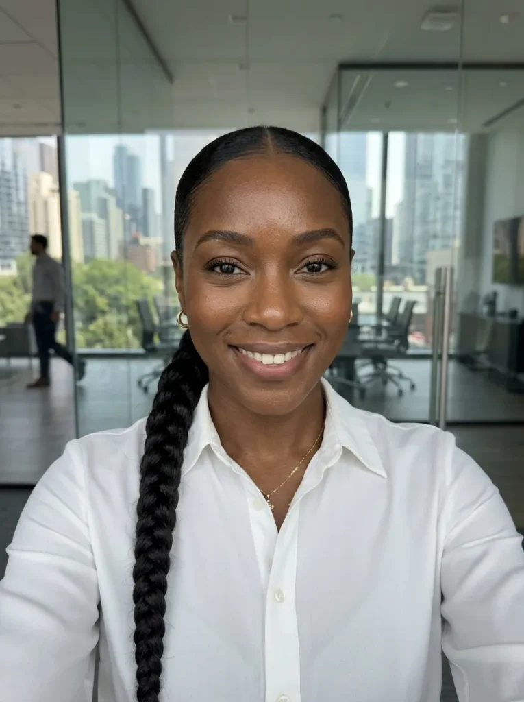 Sleek Braided Ponytail