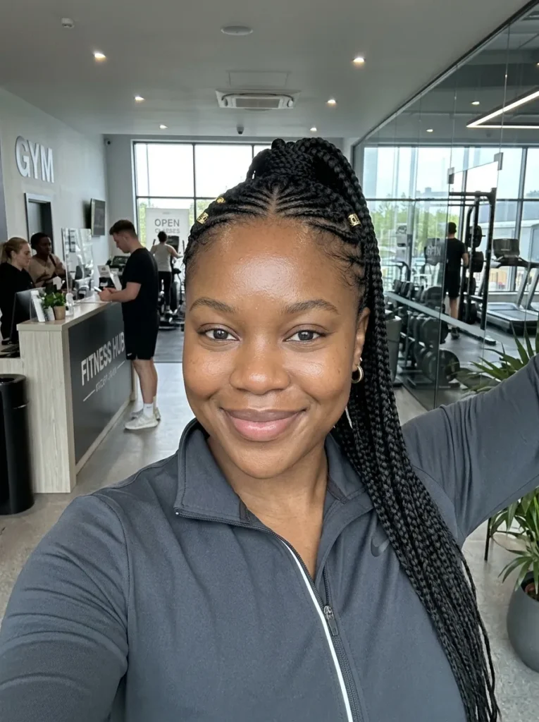 Sleek Cornrow Ponytail