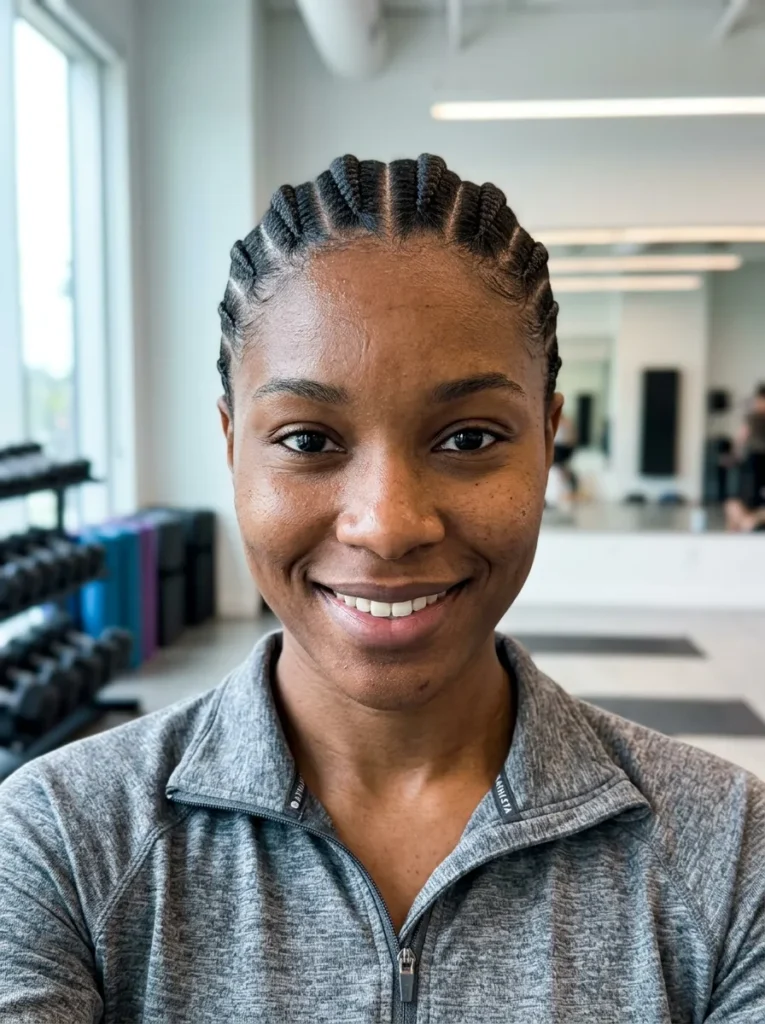 Sleek Feed-In Cornrows