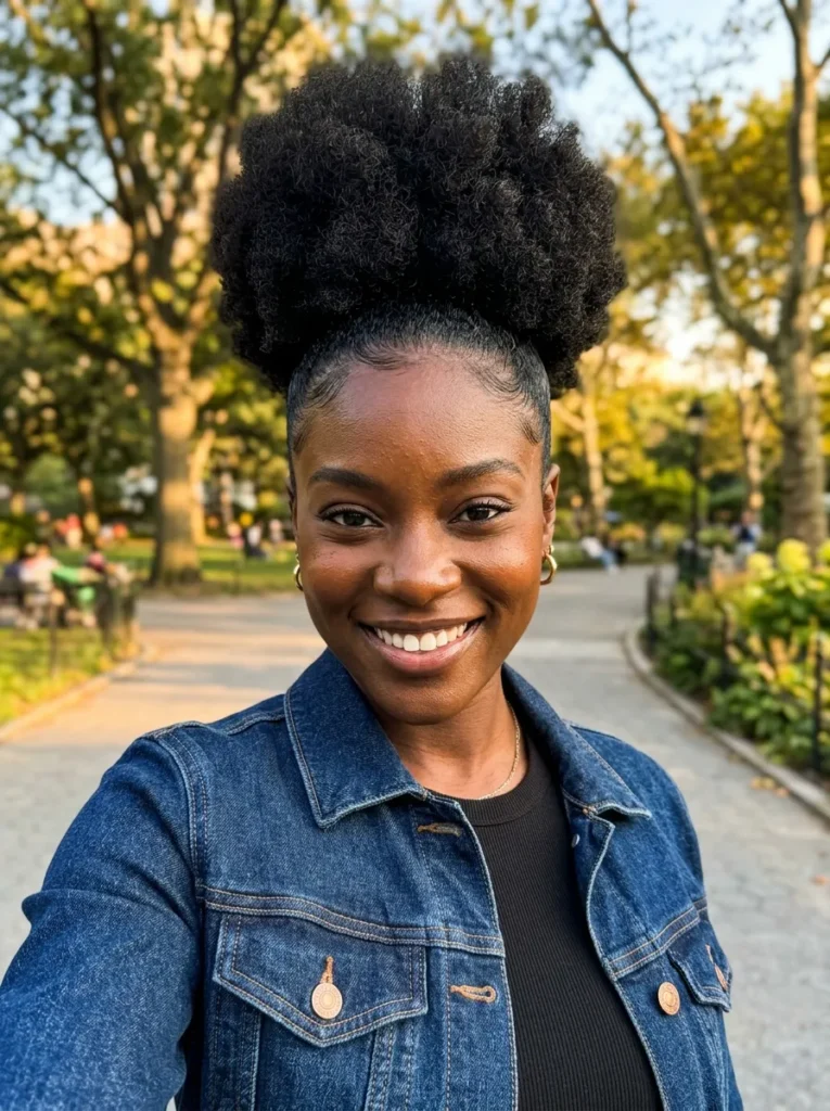 Sleek High Puff