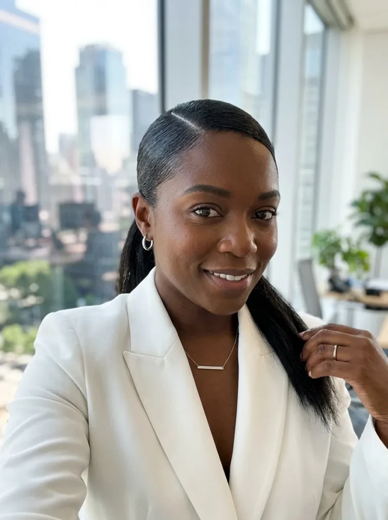 Sleek Low Ponytail