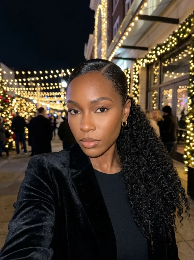Sleek Low Ponytail