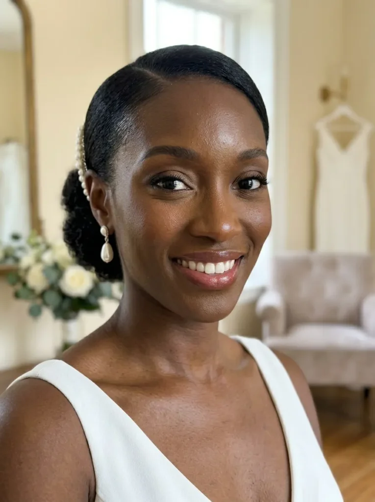 Sleek Low Puff