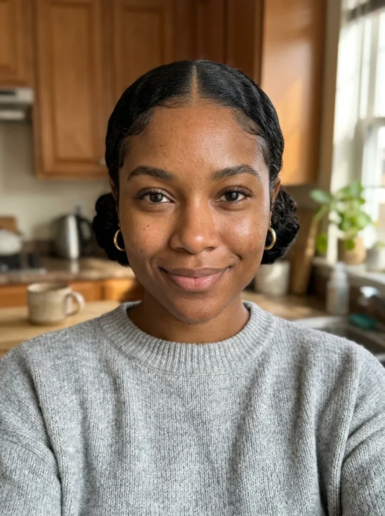 Sleek Low Space Buns