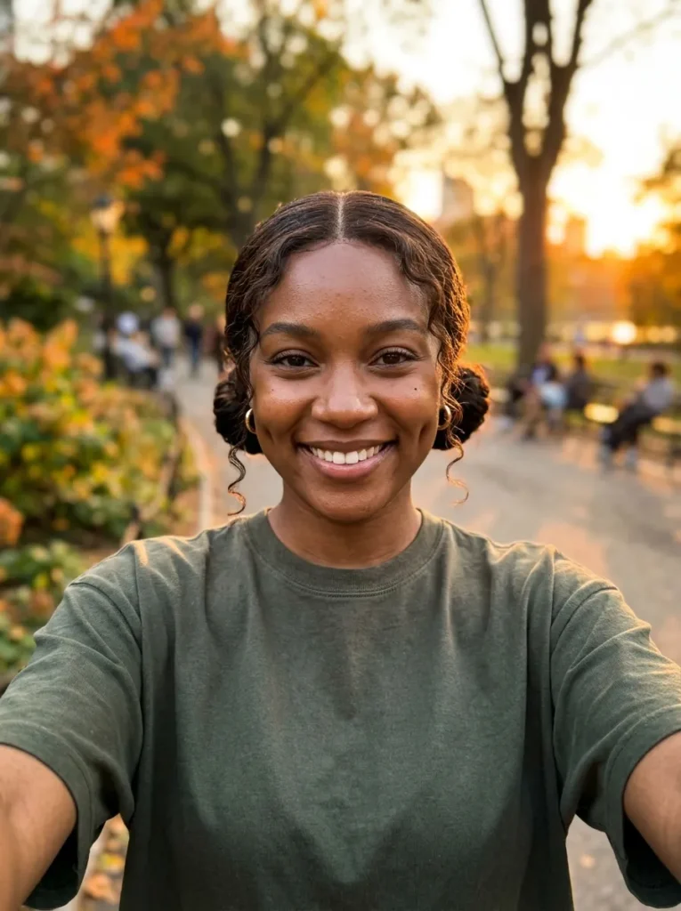 Sleek Low Space Buns