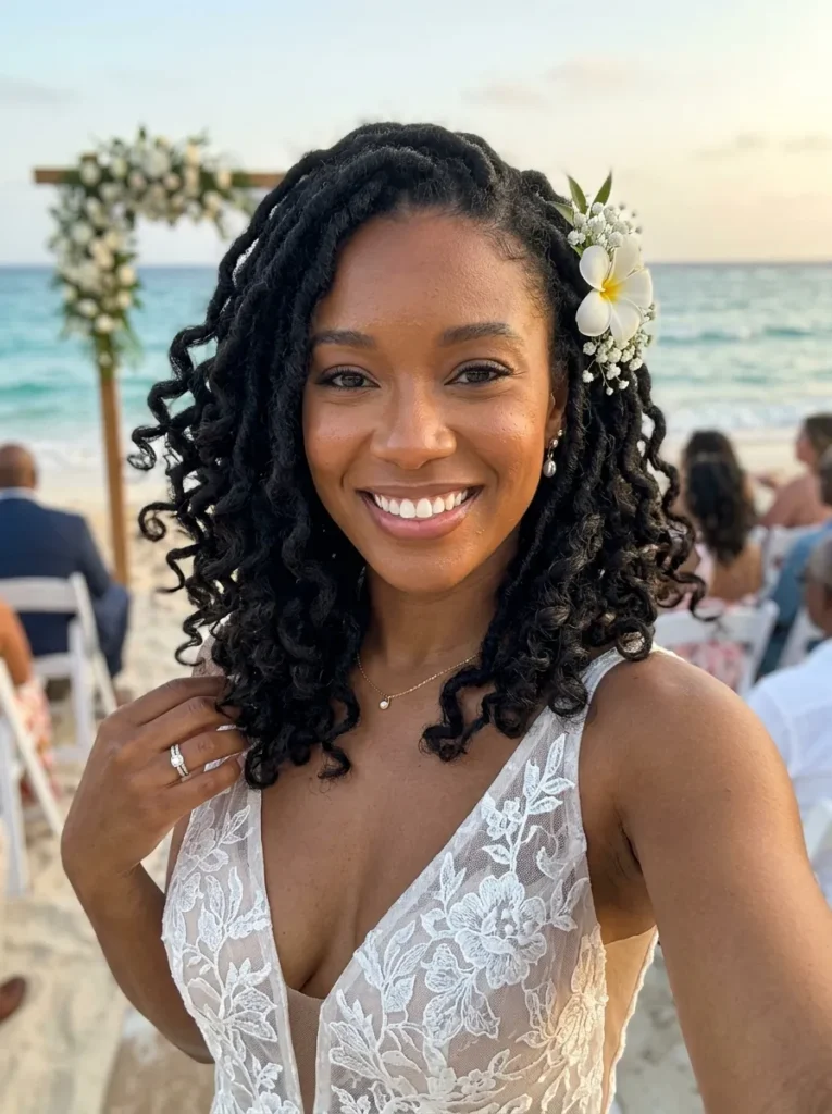 Soft Loose Loc Curls