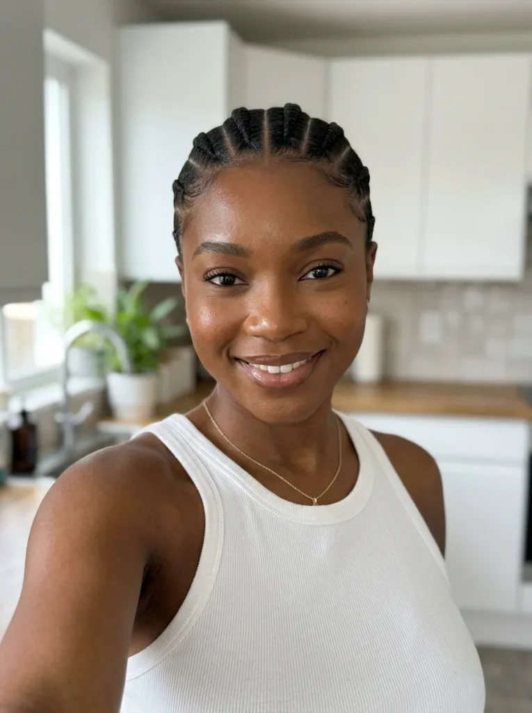 Stitch Braids Straight Back