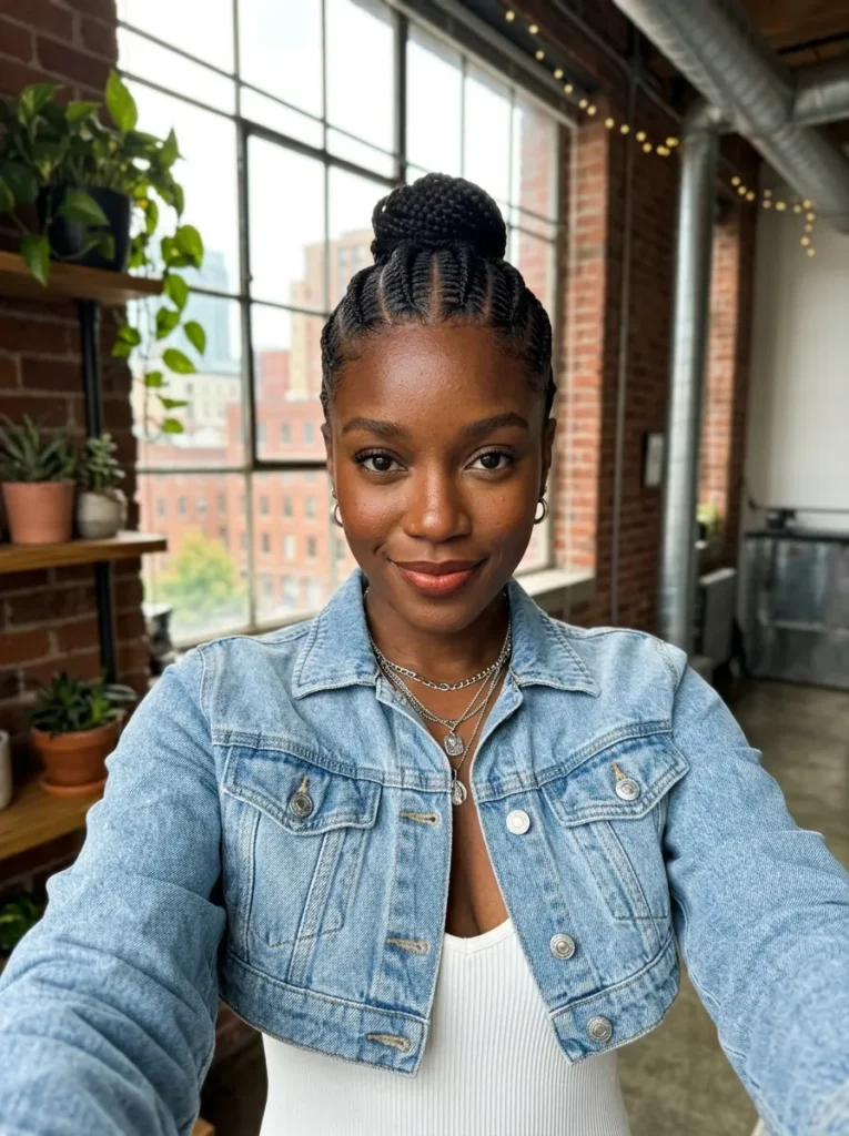 Stitch Braids with Creative Cornrows