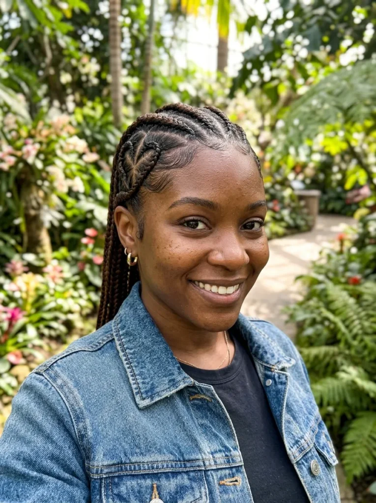 Stitch Braids with Heart Design