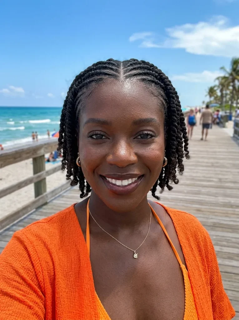 Summer Cornrow Hairstyles for Short Natural Hair