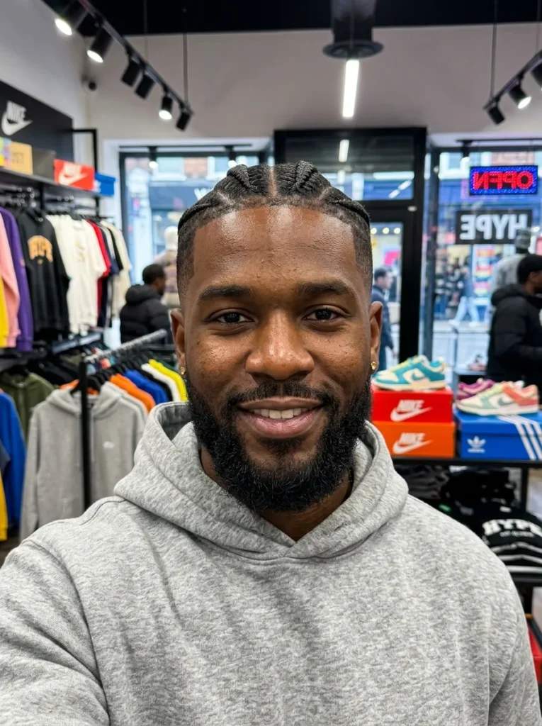 Taper Fade with Braids