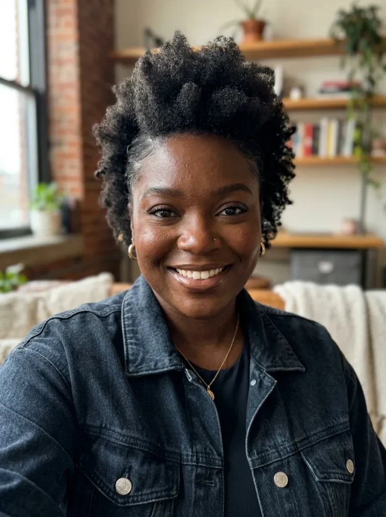 The Curly Faux Hawk